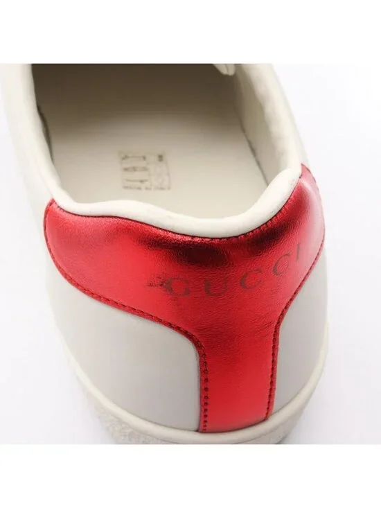 Gucci Sneakers Ace Stripe Leather Shoes - Picture 12 of 14